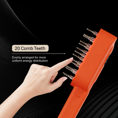 Heathcy Red & Blue Light Hair Growth Comb with EMS Microcurrent Scalp Massage