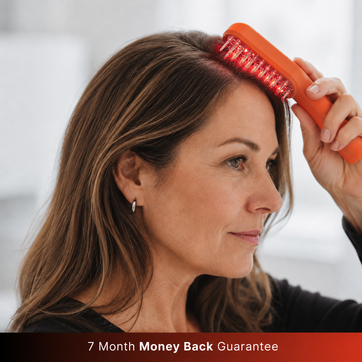 Heathcy Red & Blue Light Hair Growth Comb with EMS Microcurrent Scalp Massage